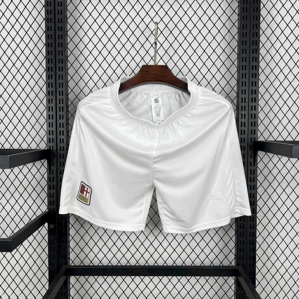 AC Milan 2024/25 125th Anniversary - White Fan Shorts