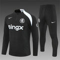 Chelsea 2025/26 Black T90 ¼ Zip Training Set | Adult + Kids Sizes