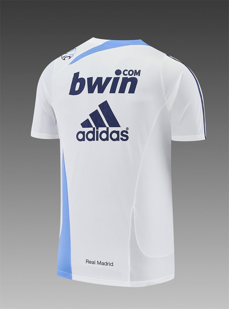 Real Madrid 2007/08 White Retro Training Top