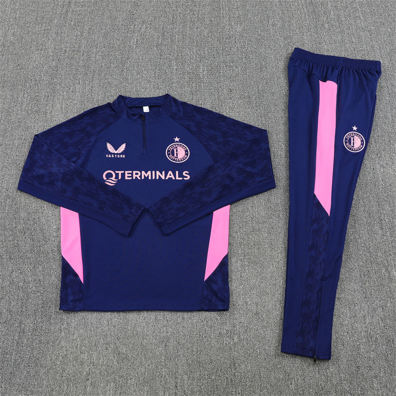 Feyenoord 2025/26 Purple ¼ Zip Training Set | Adult + Kids Sizes