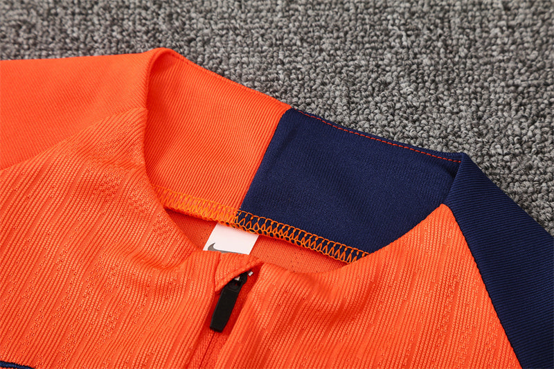 Barcelona 2025/26 Orange T90 ¼ Zip Training Set | Adult + Kids Sizes