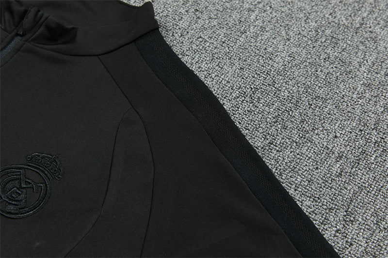 Real Madrid 2026/27 Blackout ¼  Zip Training Set | Adult + Kids Sizes
