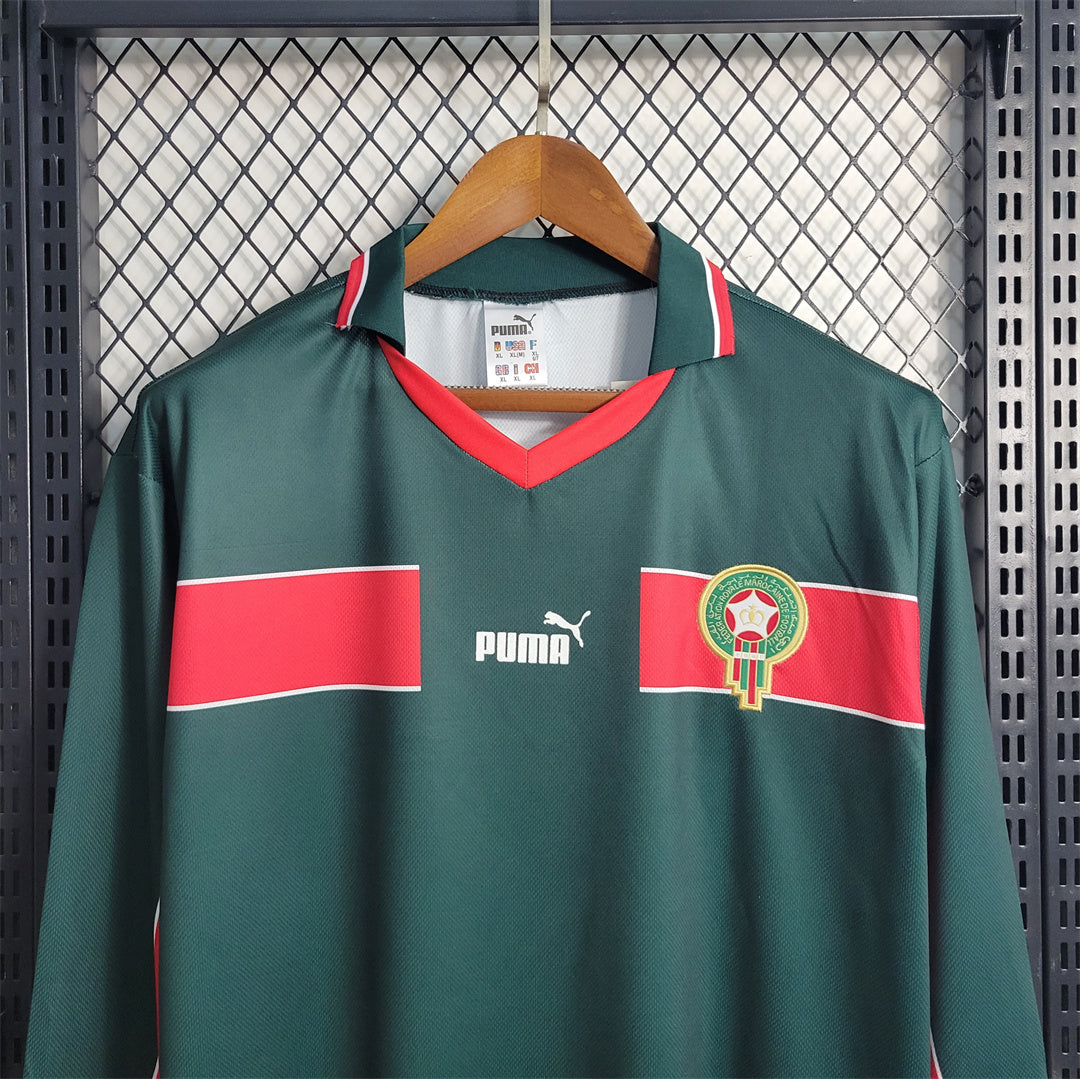 Morocco 1998 Home Long Sleeve - Retro