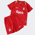 Liverpool FC 2005/06 Euro Home - Retro Kid Kit football kit - view 1