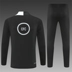 Chelsea 2025/26 Black T90 ¼ Zip Training Set | Adult + Kids Sizes