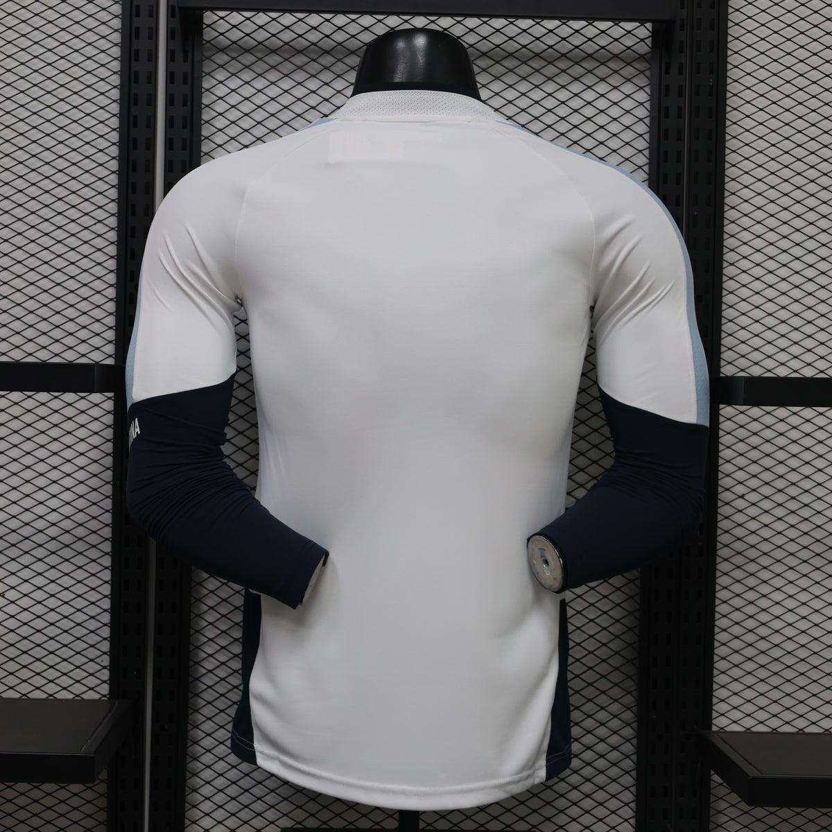 Argentina 2026 White ¼  Zip Player Version Training Top