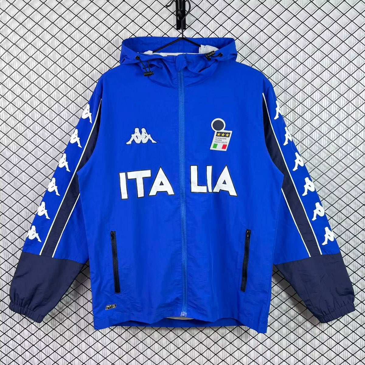Italy 2000 Hooded Windbreaker - Retro