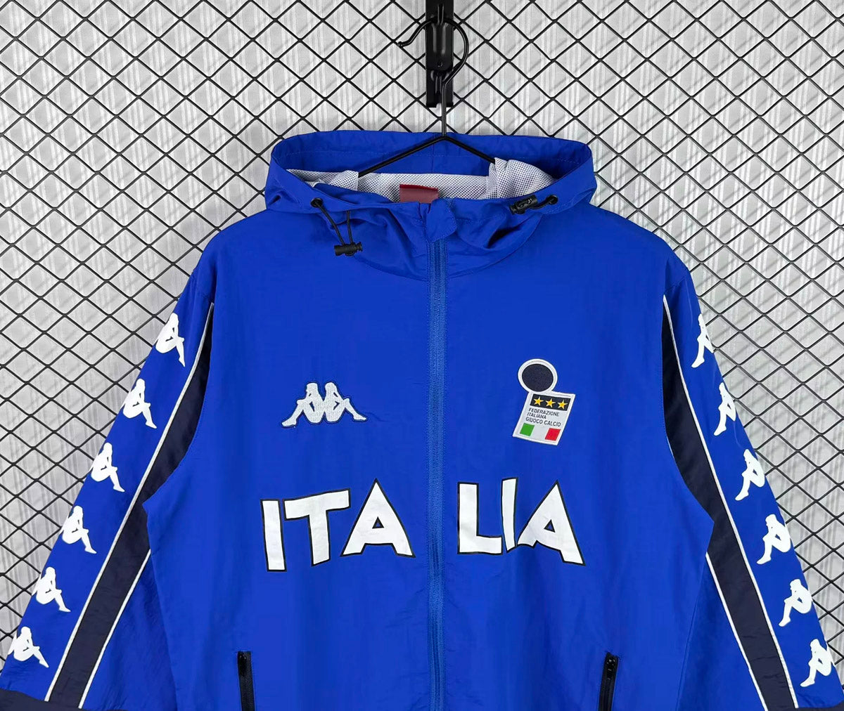 Italy 2000 Hooded Windbreaker - Retro
