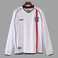 England 2002 Home Long Sleeve - Retro