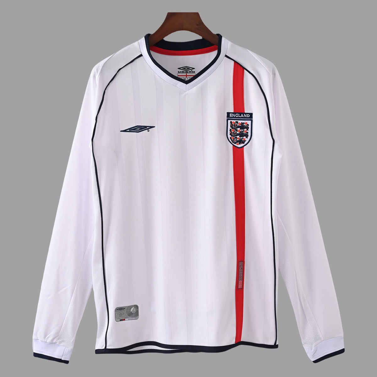 England 2002 Home Long Sleeve - Retro
