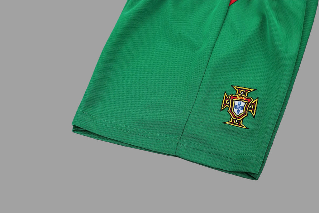 Portugal 2004 Home Long Sleeve - Retro Kid Kit