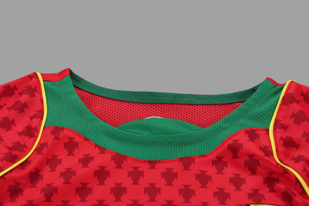 Portugal 2004 Home Long Sleeve - Retro Kid Kit