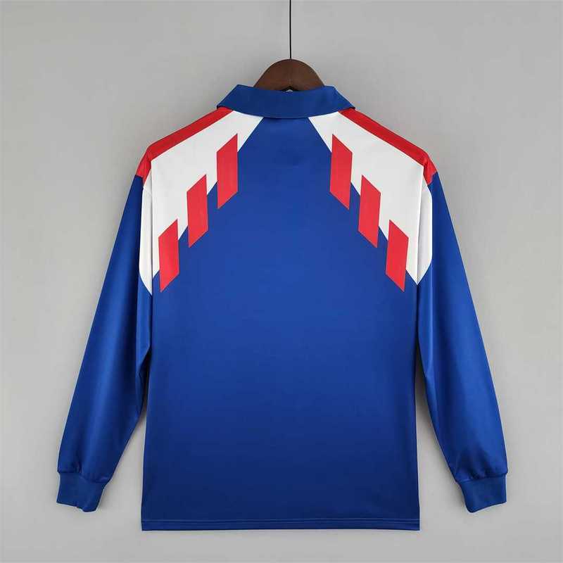 France 1988 Home Long Sleeve - Retro