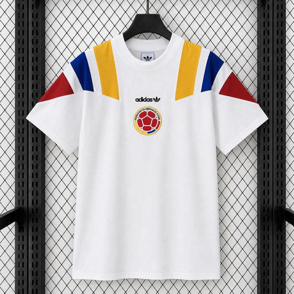 Colombia 2026 EQT Casual T-Shirt White