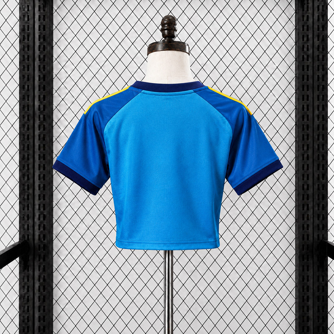 Flamengo 2026 Blue Goalkeeper Cropped - Women's Fit