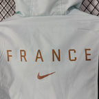France 2026 Light Blue Hooded Windbreaker