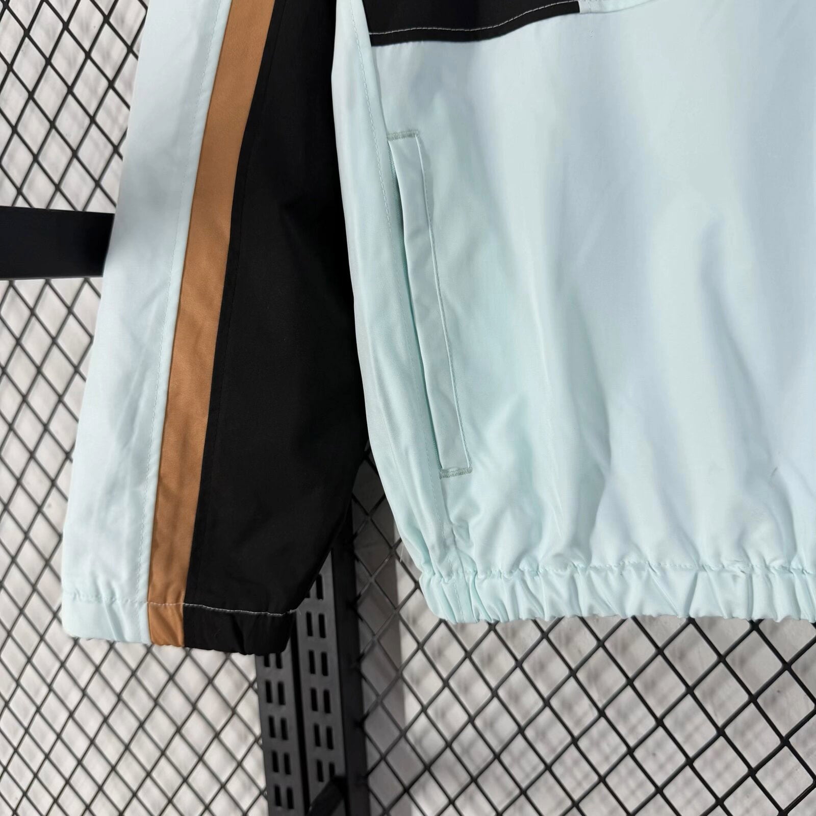 France 2026 Light Blue Hooded Windbreaker