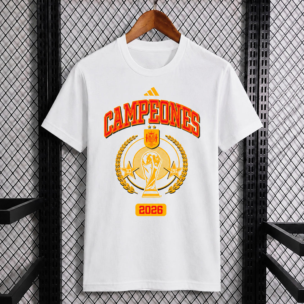 Spain 2026 White Espana 26 Casual T-Shirt