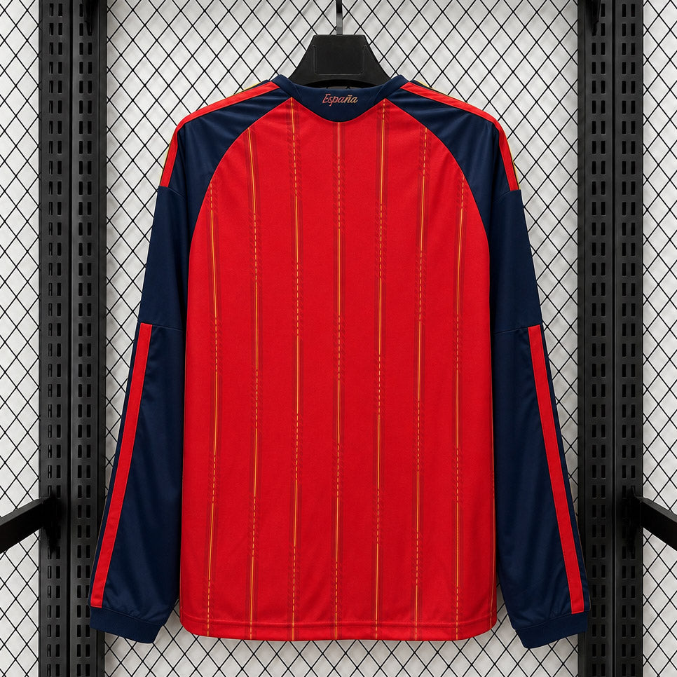 Spain 2026 Home ** 2 Stars Long Sleeve - Fan Version