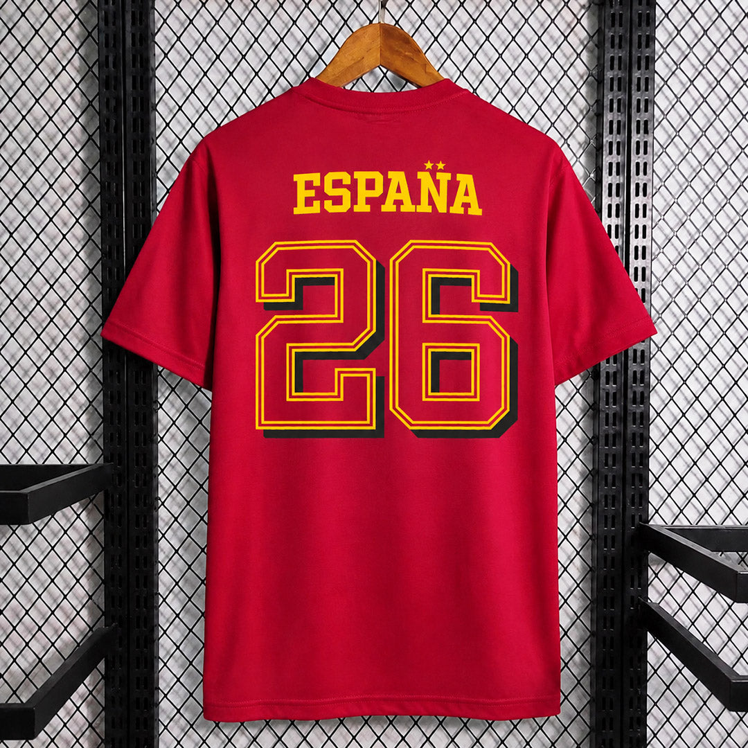 Spain 2026 Red Espana 26 Casual T-Shirt