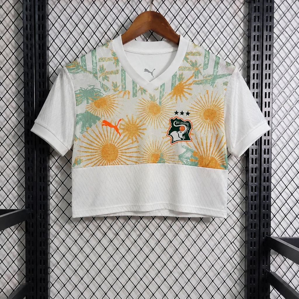 Ivory Coast 2026 Away Cropped - Women's Fit