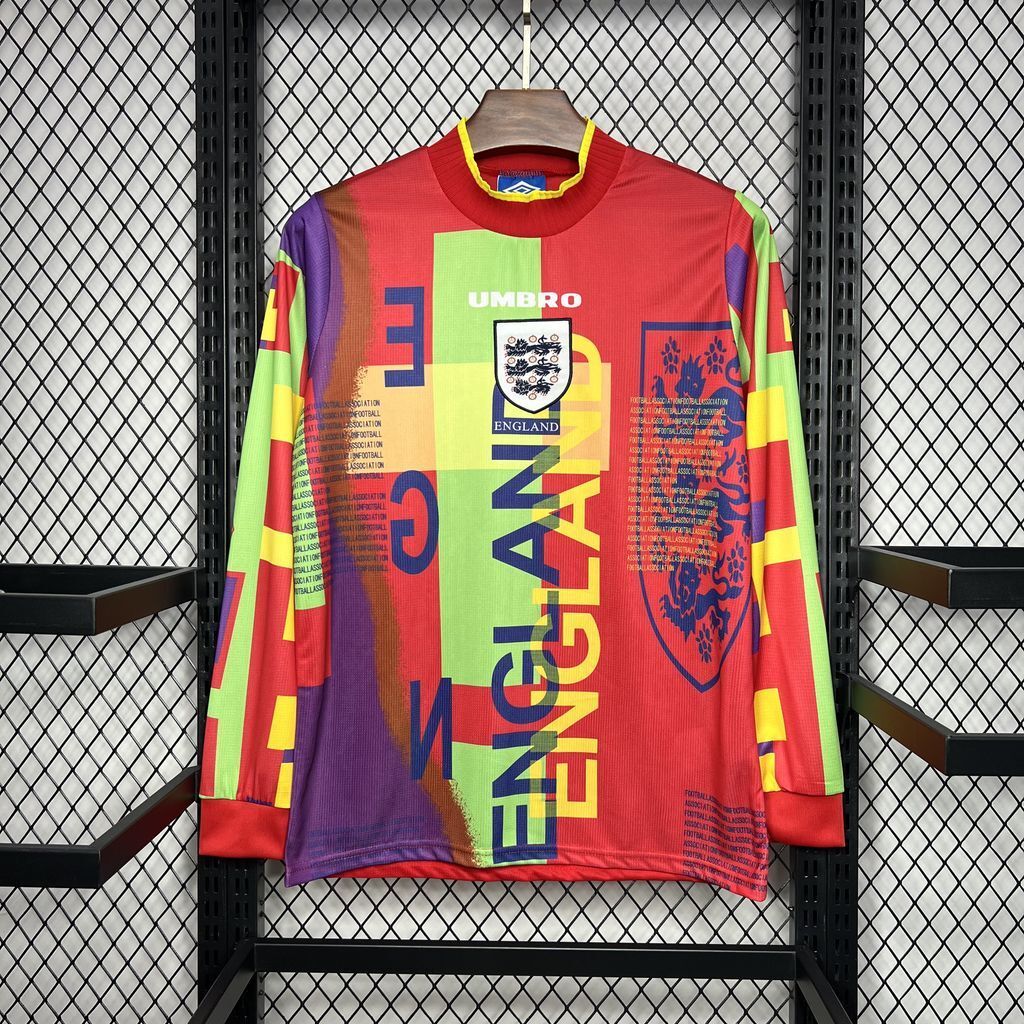 England 1996 Goalkeeper Long Sleeve - Retro