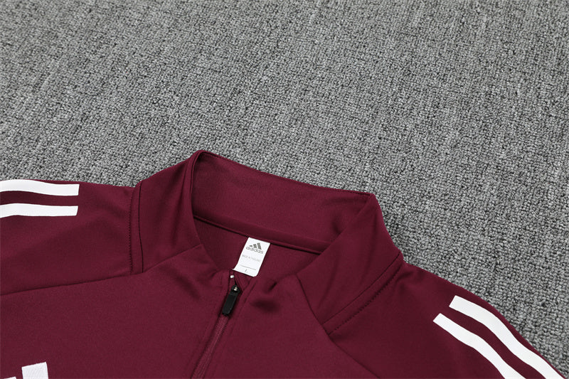 Arsenal 2025/26 Maroon ¼ Zip Training Set | Adult + Kids Sizes