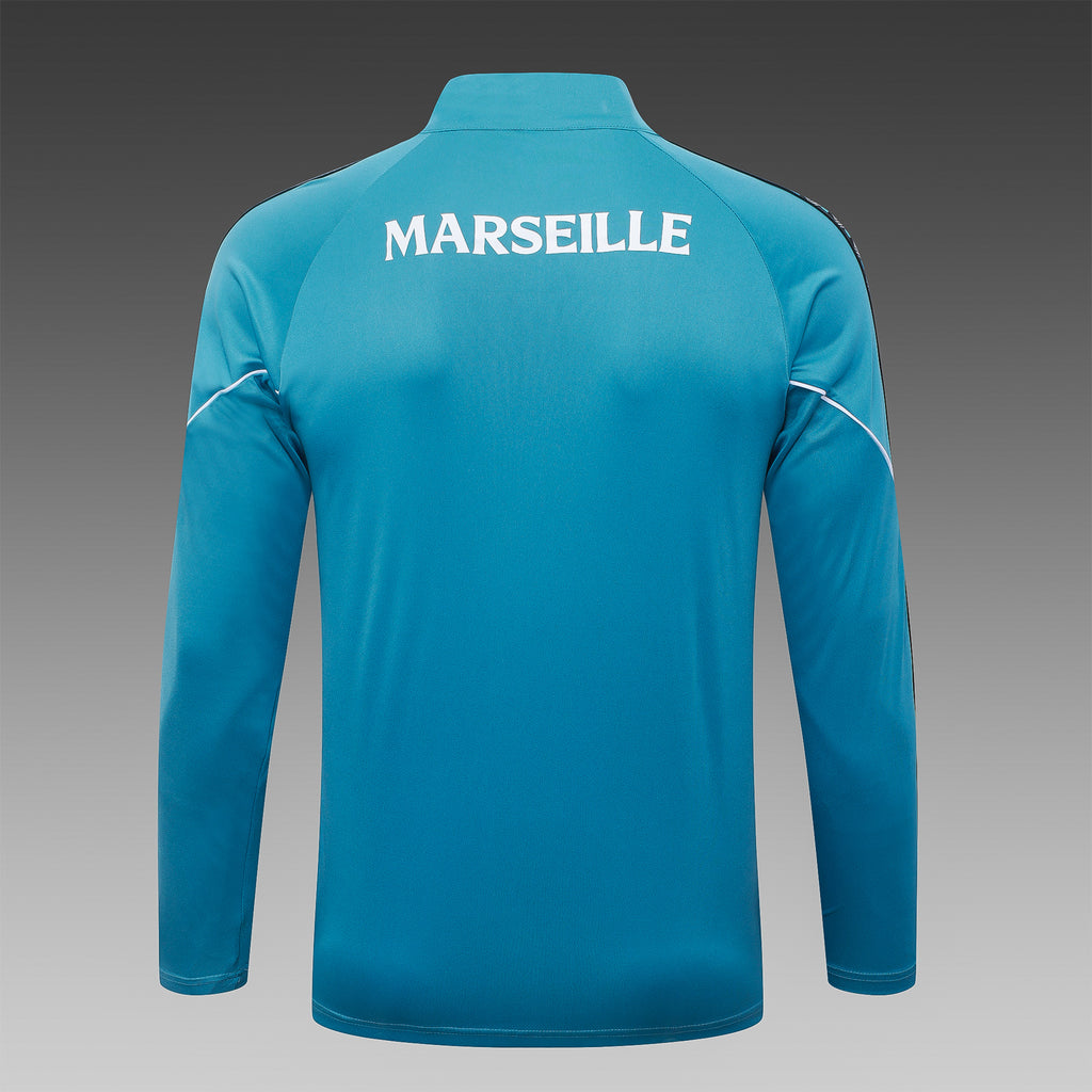 Marseille 2026/27 Blue ¼  Zip Training Set | Adult + Kids Sizes