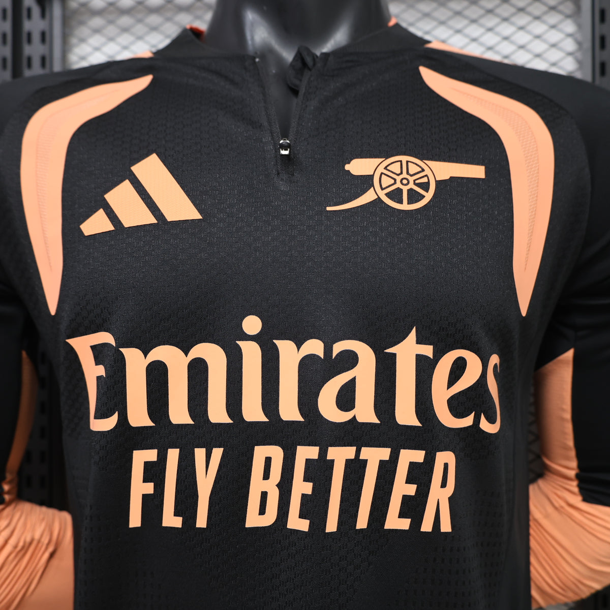 Arsenal 2026/27 Black ¼  Zip Player Version Training Top
