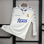 Real Madrid 1994/96 Home Long Sleeve - Retro