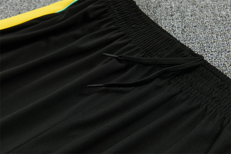 Brazil 2026/27 Black/Yellow Jordan ¼  Zip Training Set | Adult + Kids Sizes