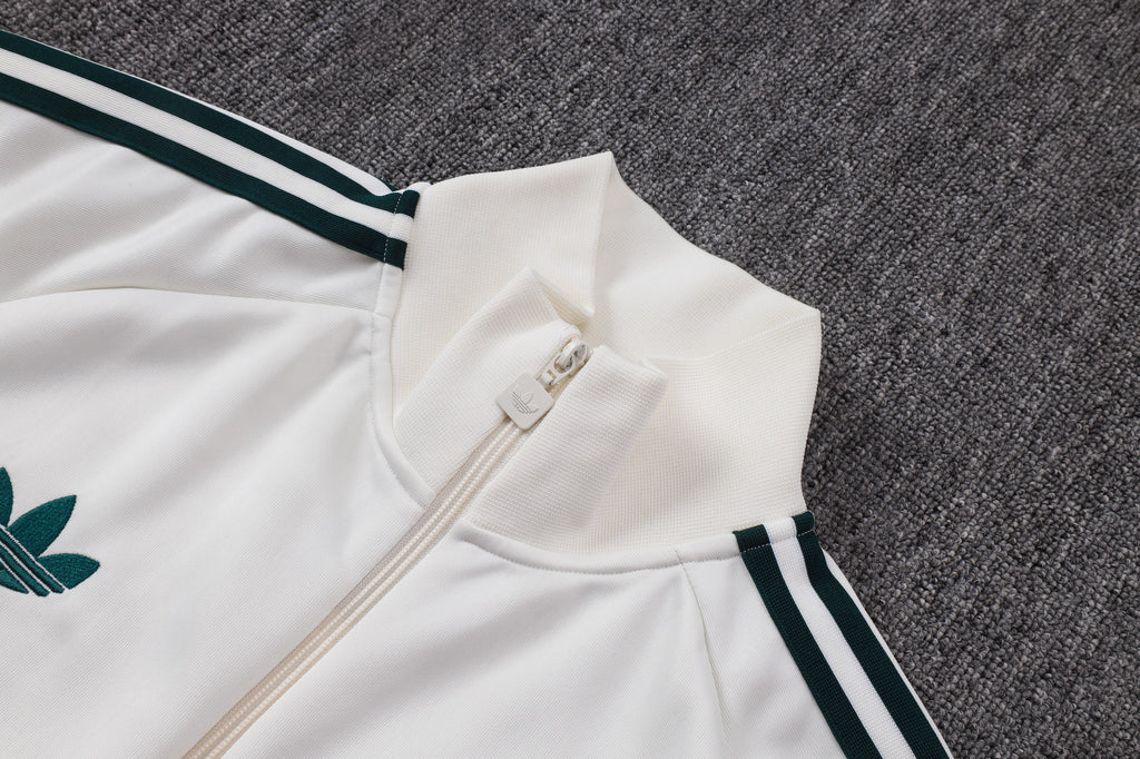 Real Madrid 2026/27 White Dark Green Originals Tracksuit  | Adult + Kids Sizes