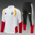 Germany 2026/27 White ¼  Zip Training Set | Adult + Kids Sizes