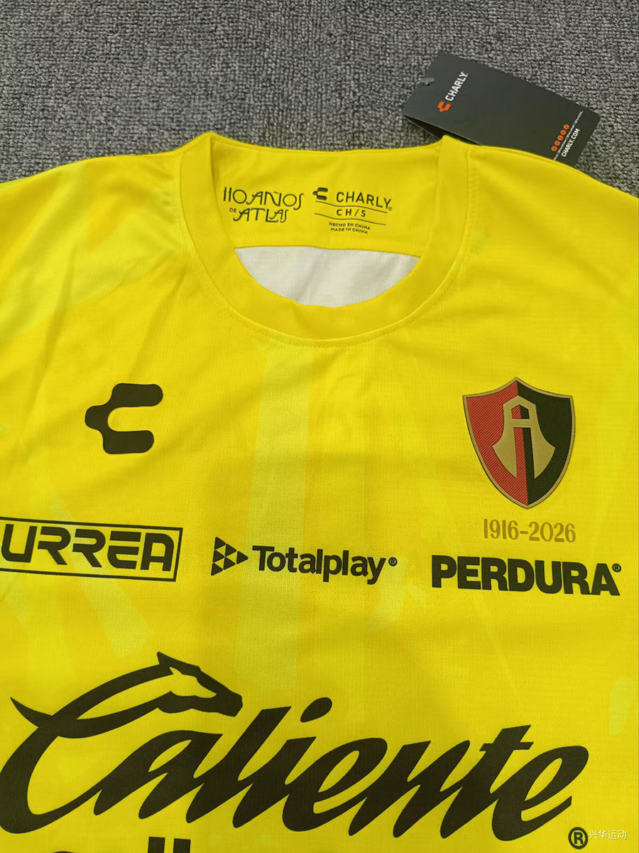 Atlas FC 2026/27 Goalkeeper Yellow - Fan Version