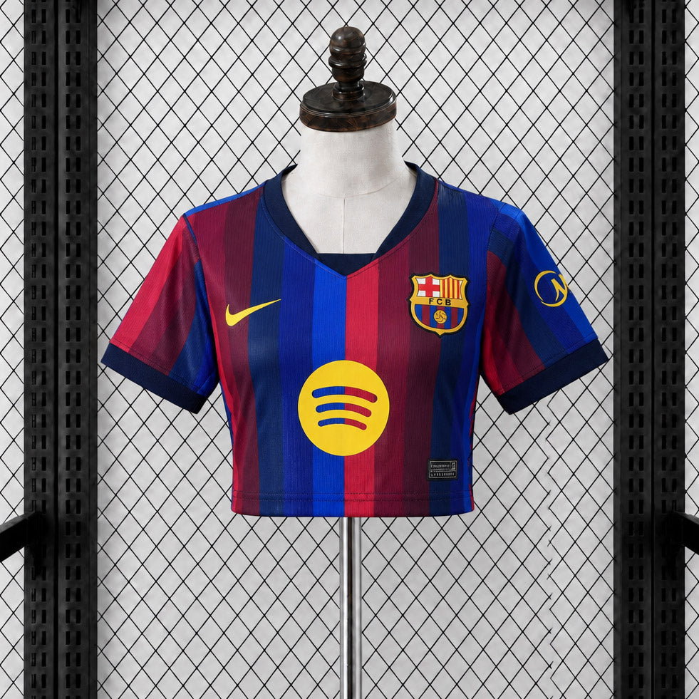 Barcelona 2026/27 Home Cropped - Women's Fit