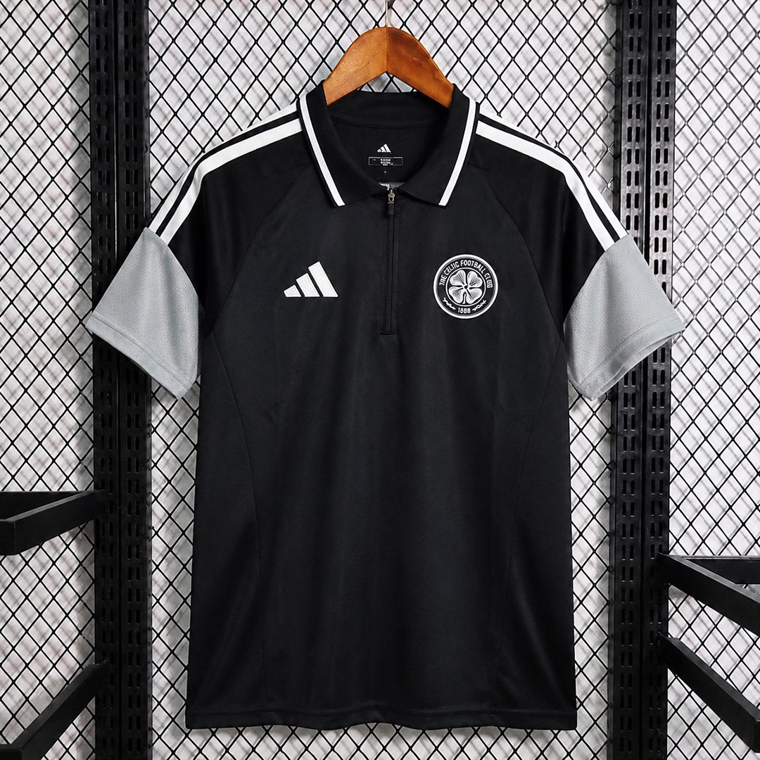 Celtic FC 2026/27 Black Travel Polo