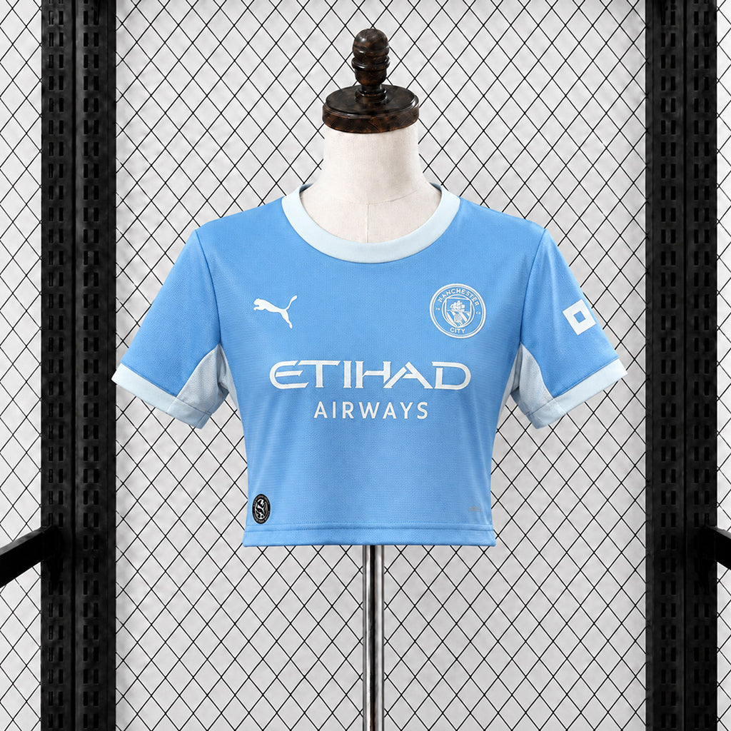 Manchester City 2026/27 Home Cropped - Women's Fit