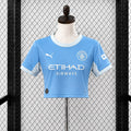 Manchester City 2026/27 Home Cropped - Women's Fit