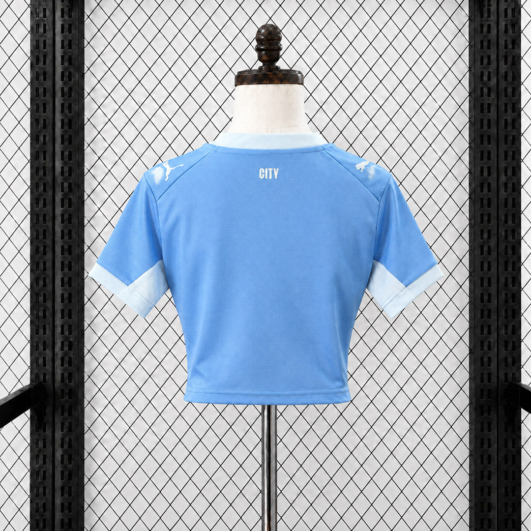 Manchester City 2026/27 Home Cropped - Women's Fit