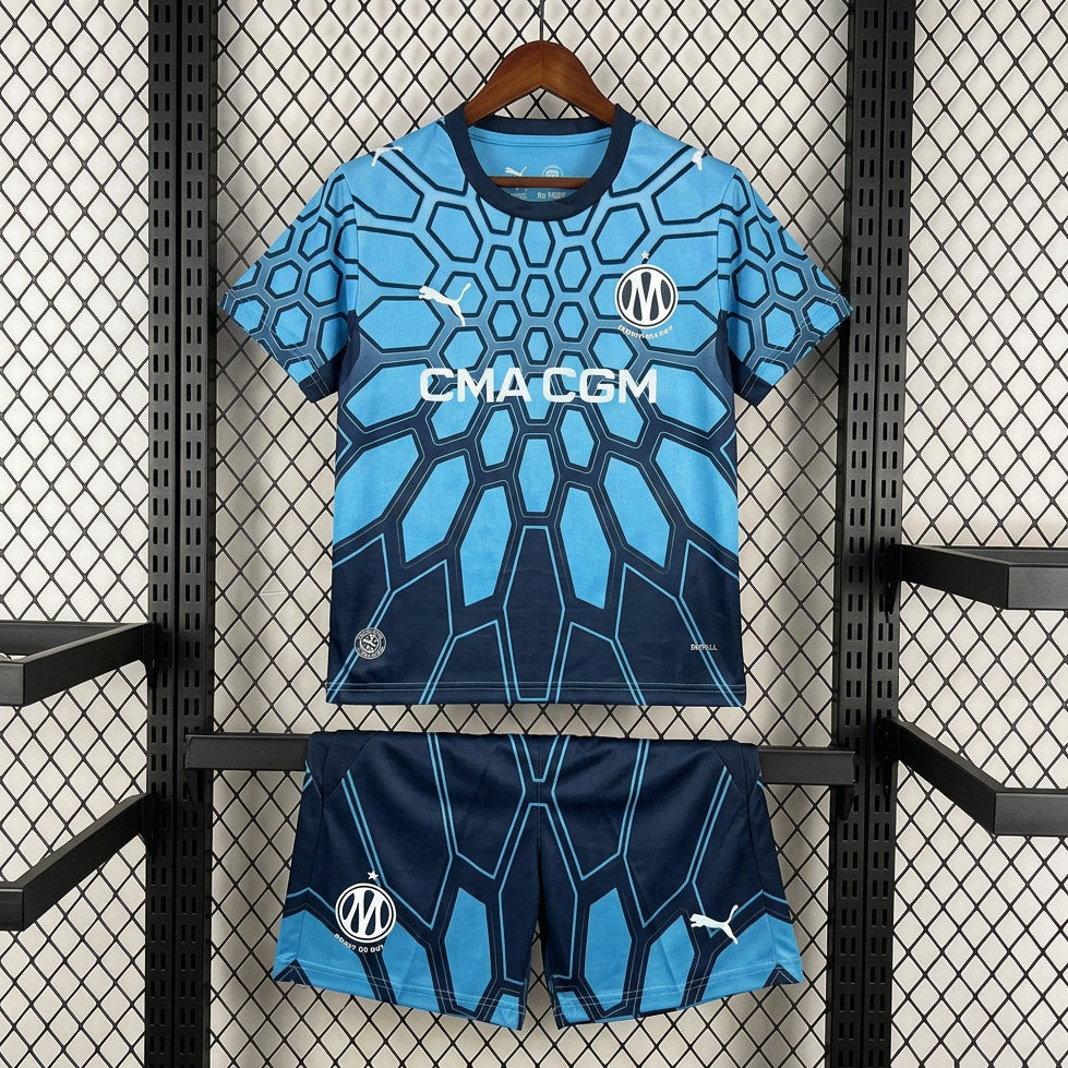 Marseille 2026/27 Goalkeeper Blue - Kid Kit