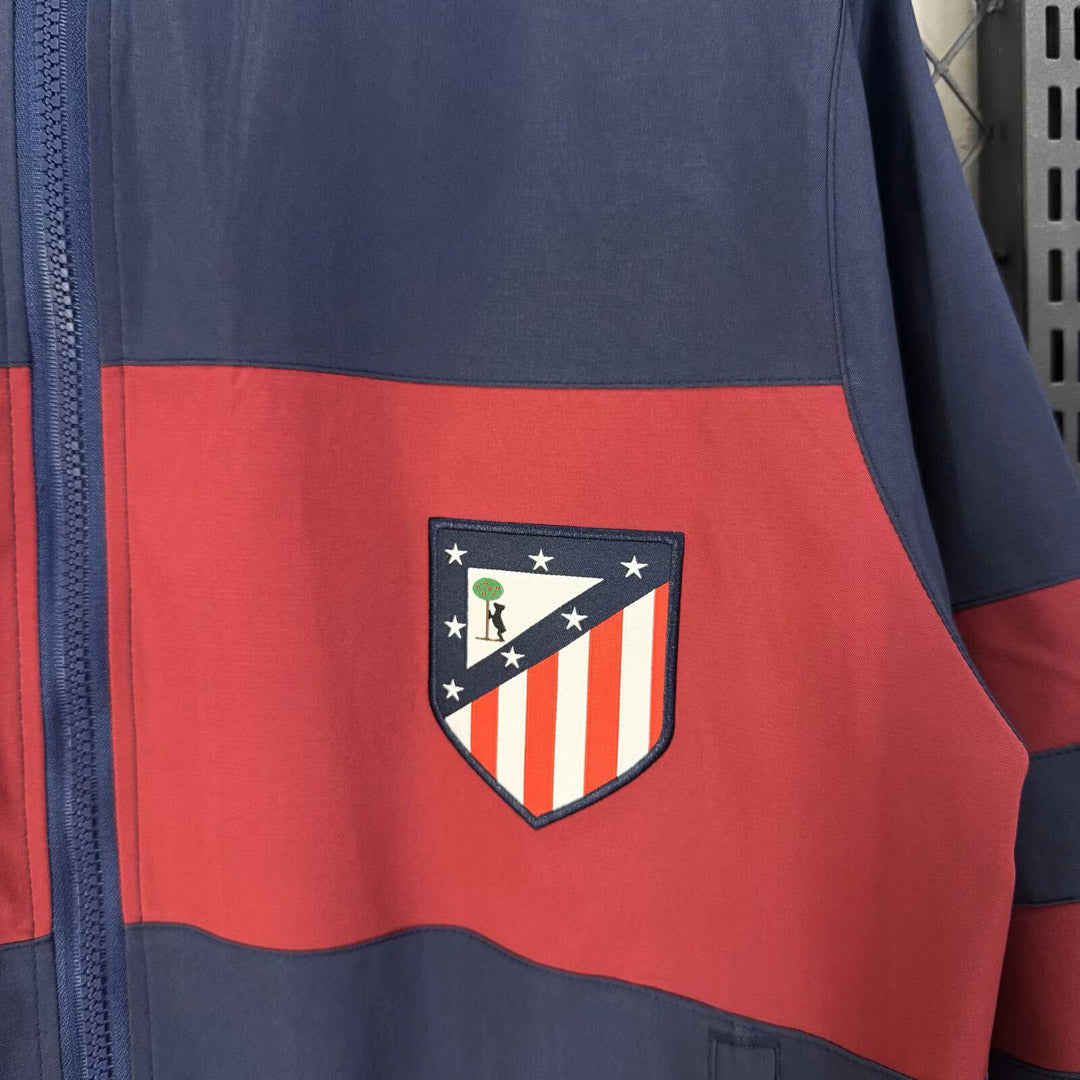 Atletico Madrid 2026/27 Navy 1996 Retro Style Windbreaker
