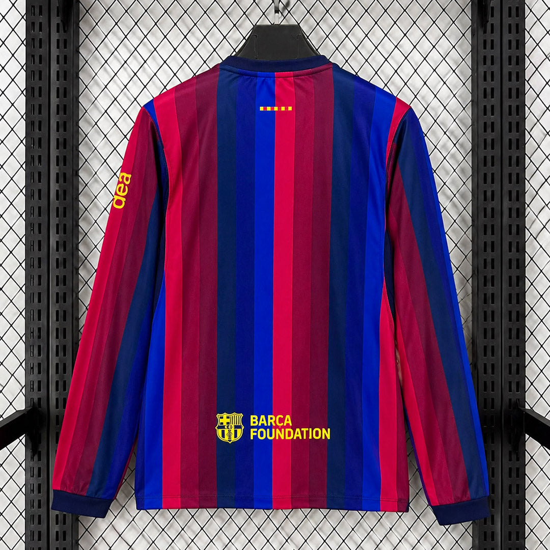 Barcelona 2026/27 Home Long Sleeve - Fan Version