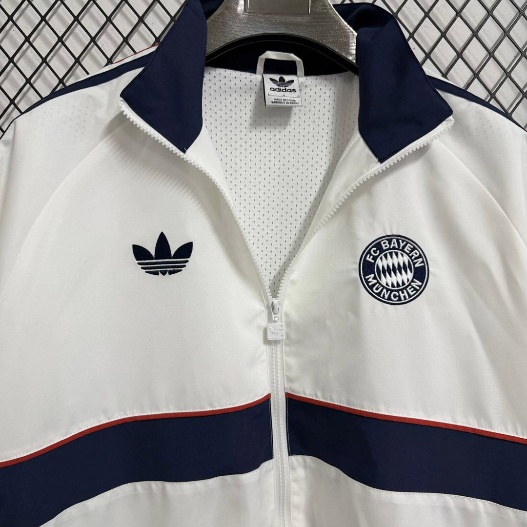 Bayern Munich 2026/27 White OG Windbreaker