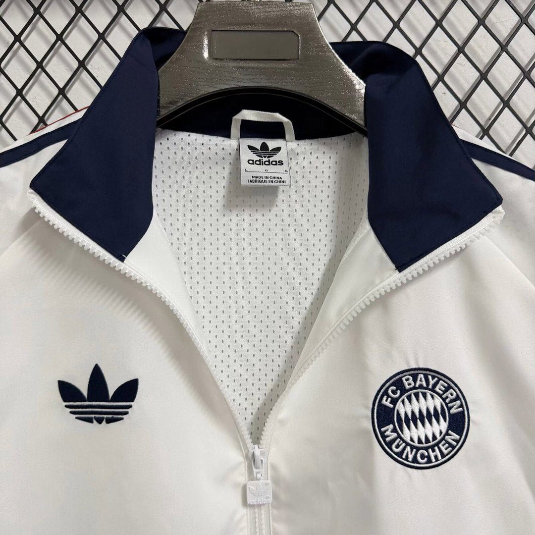 Bayern Munich 2026/27 White OG Windbreaker