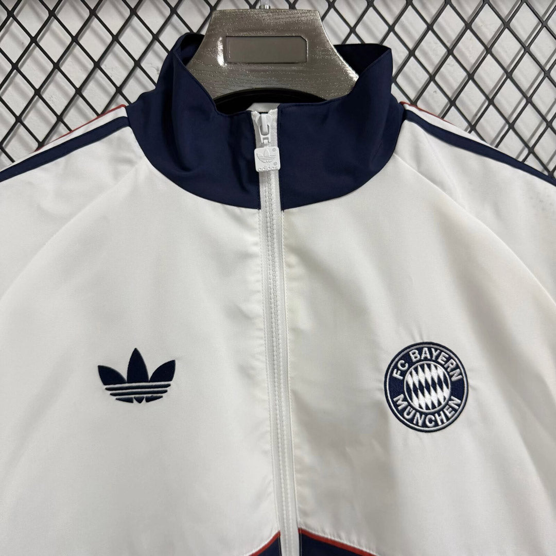 Bayern Munich 2026/27 White OG Windbreaker