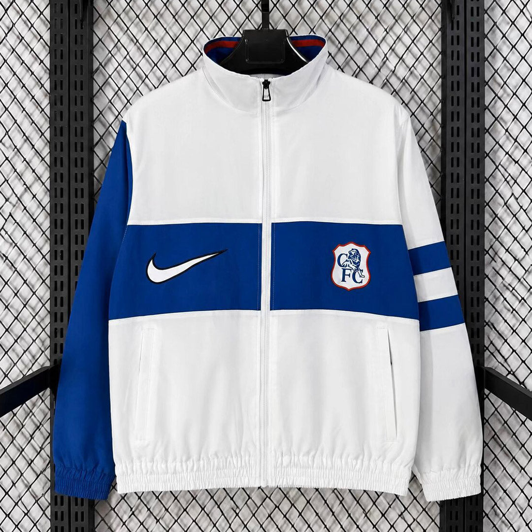 Chelsea 2026/27 White 1996 Retro Style Windbreaker