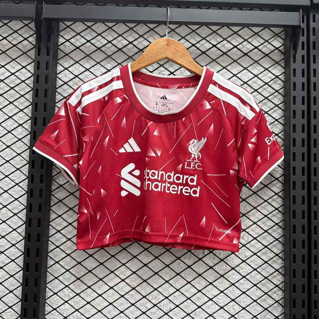Liverpool FC 2026/27 Home Cropped - Women's Fit