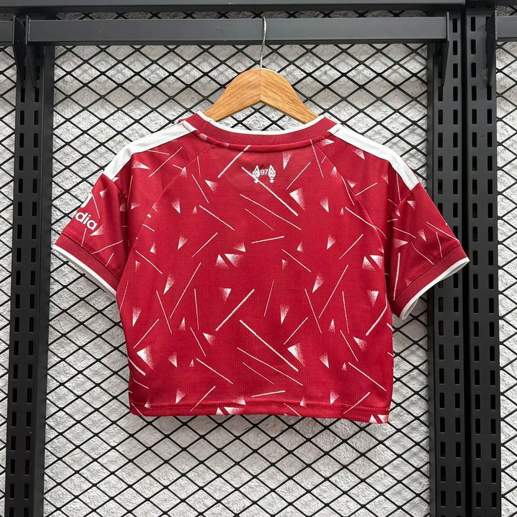 Liverpool FC 2026/27 Home Cropped - Women's Fit