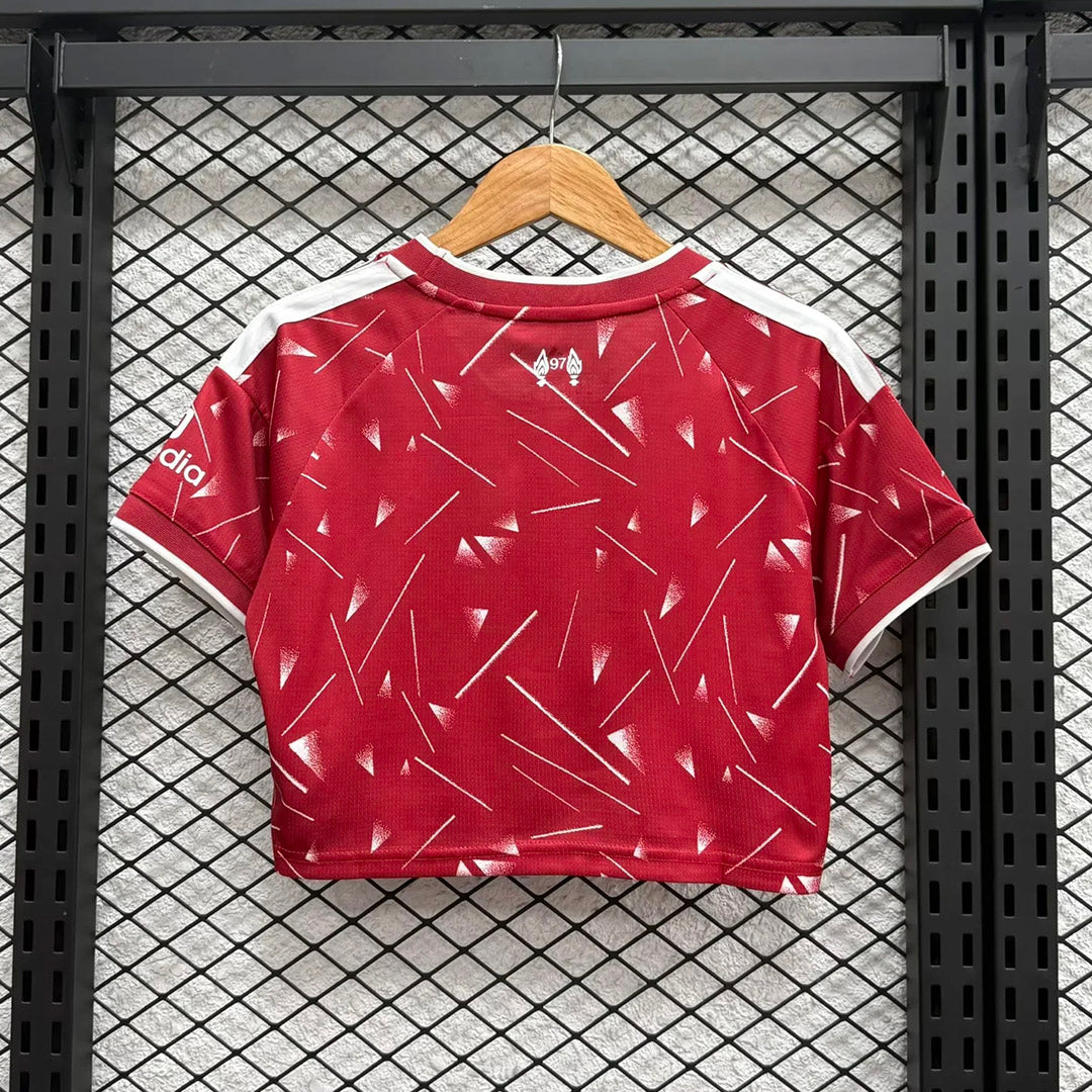 Liverpool FC 2026/27 Home Cropped - Women's Fit