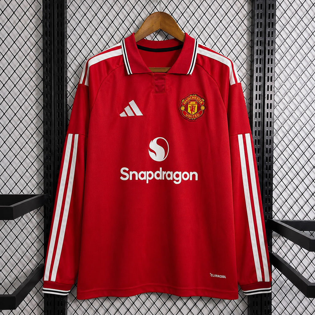 Manchester United 2026/27 Home Long Sleeve - Fan Version